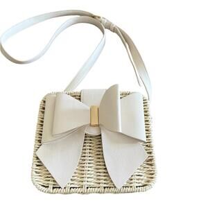 Like Dreams Summer Square Crossbody Purse With Bow Snap Closure